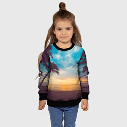 Свитшот детский Пейзаж, цвет: 3D-черный — фото 2