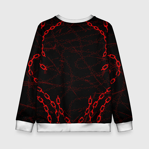 Детский свитшот SUKUNA ИТАДОРИ / 3D-Белый – фото 2