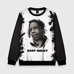 Свитшот детский АСАП ASAP ROCKY Z, цвет: 3D-черный