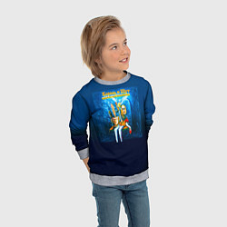 Свитшот детский Король и Шут Бунт на корабле, цвет: 3D-меланж — фото 2