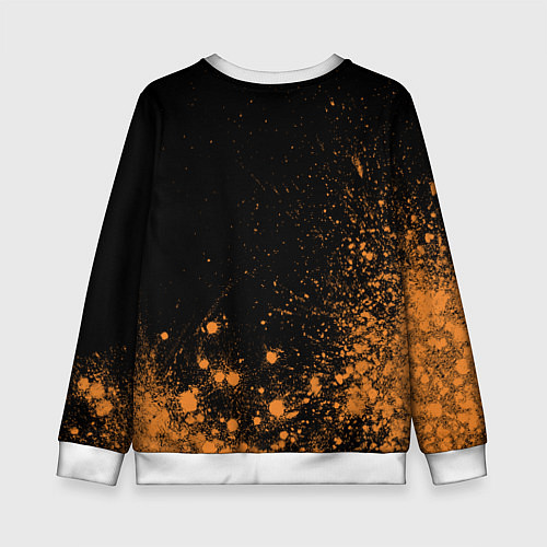 Детский свитшот Foxy - Paint / 3D-Белый – фото 2