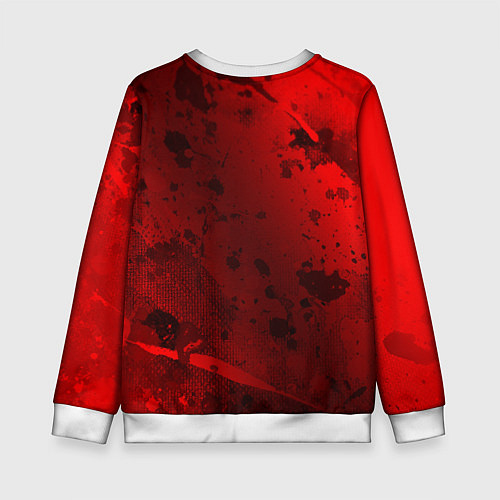 Детский свитшот USSR - Серп и Молот - Краска / 3D-Белый – фото 2