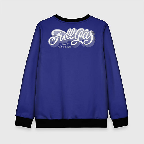 Детский свитшот Gas Garage / 3D-Черный – фото 2