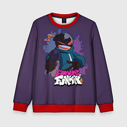 Свитшот детский Friday Night Funkin УИТТИ, цвет: 3D-красный