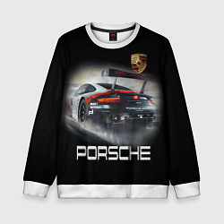 Свитшот детский PORSHE, цвет: 3D-белый