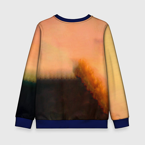 Детский свитшот Агата Кристи OPIUM / 3D-Синий – фото 2