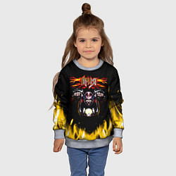 Свитшот детский Ария - Герой асфальта, цвет: 3D-меланж — фото 2