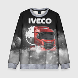 Свитшот детский Iveco truck, цвет: 3D-меланж
