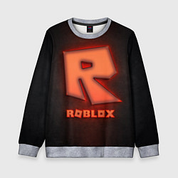 Свитшот детский ROBLOX NEON RED, цвет: 3D-меланж