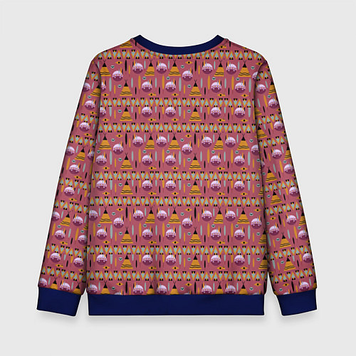 Детский свитшот Детский узор / 3D-Синий – фото 2