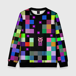 Свитшот детский Arcade Pig, цвет: 3D-черный