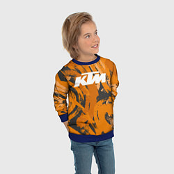 Свитшот детский KTM КТМ Z, цвет: 3D-синий — фото 2