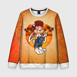 Свитшот детский ЗаяС, цвет: 3D-белый