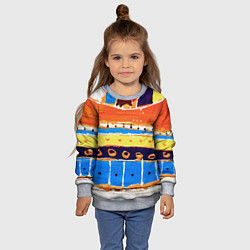 Свитшот детский Морской круиз, цвет: 3D-меланж — фото 2