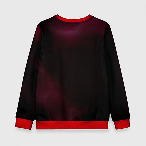 Детский свитшот Pink MGK / 3D-Красный – фото 2