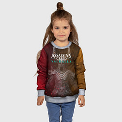 Свитшот детский ASSASSINS CREED VALHALLA Z, цвет: 3D-меланж — фото 2