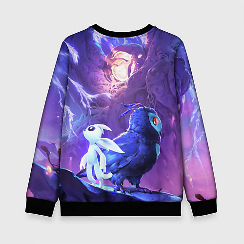 Детский свитшот Spirit Ori Дух Ори / 3D-Черный – фото 2