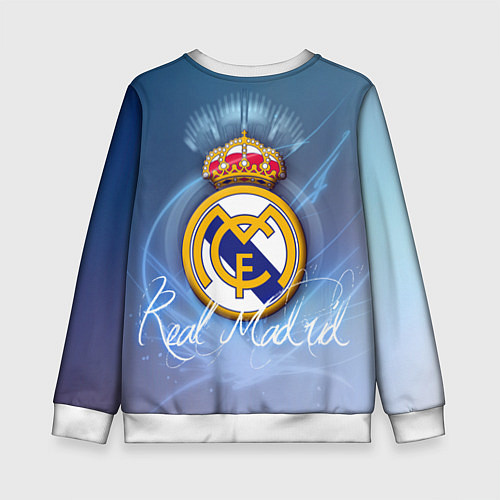 Детский свитшот FC РЕАЛ МАДРИД / 3D-Белый – фото 2