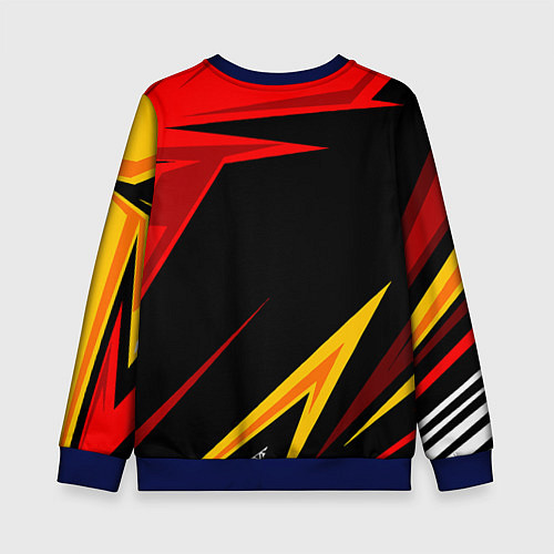 Детский свитшот Уникальные линии / 3D-Синий – фото 2