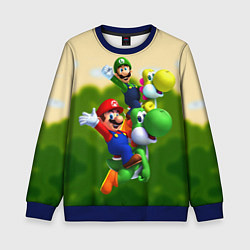 Свитшот детский 3DMario, цвет: 3D-синий