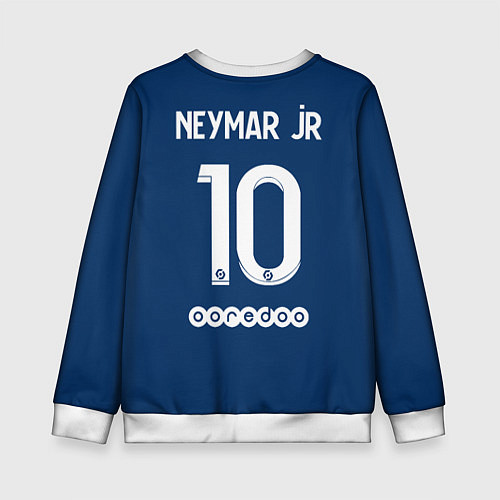 Детский свитшот Неймар ПСЖ форма 20212022 / 3D-Белый – фото 2