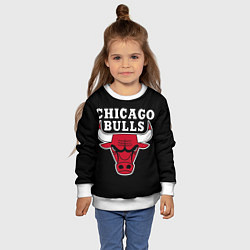 Свитшот детский B C Chicago Bulls, цвет: 3D-белый — фото 2