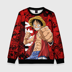 Детский свитшот Манки Д Луффи, One Piece