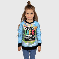 Свитшот детский Toca Life World, цвет: 3D-черный — фото 2