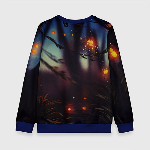 Детский свитшот Ху Тао Hu Tao / 3D-Синий – фото 2