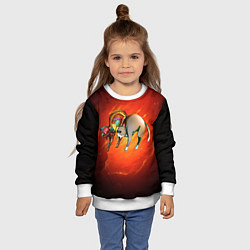 Свитшот детский Cat 5050, цвет: 3D-белый — фото 2