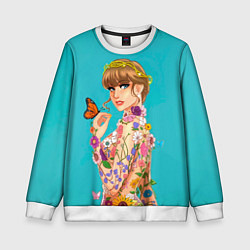 Детский свитшот Тейлор в цветах