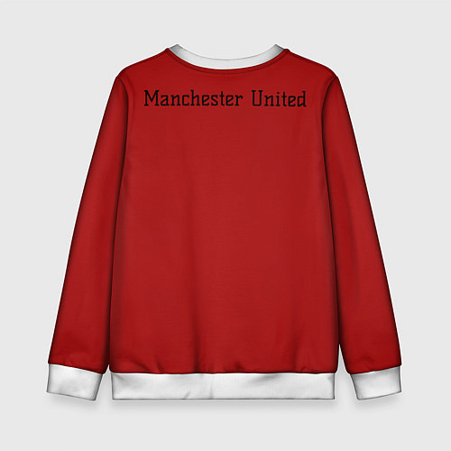 Детский свитшот Manchester United F C / 3D-Белый – фото 2