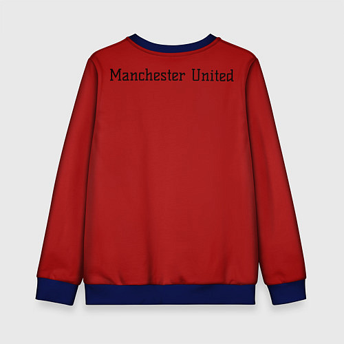 Детский свитшот Manchester United F C / 3D-Синий – фото 2