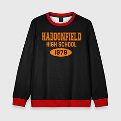 Свитшот детский Haddonfield High School 1978, цвет: 3D-красный