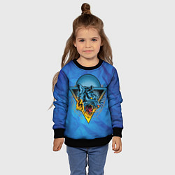 Свитшот детский Тиг-лого, цвет: 3D-черный — фото 2