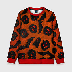 Детский свитшот Halloween print