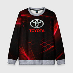 Детский свитшот Toyota Неоновые соты