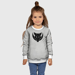 Свитшот детский Лунные волки цвет легиона, цвет: 3D-белый — фото 2