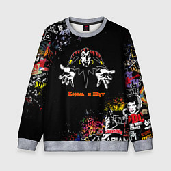 Детский свитшот Лого рок групп