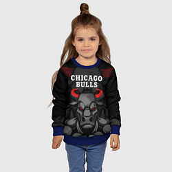 Свитшот детский CHICAGO BULLS ЯРОСТНЫЙ БЫК, цвет: 3D-синий — фото 2