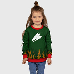Свитшот детский Саламандры цвет легиона, цвет: 3D-красный — фото 2