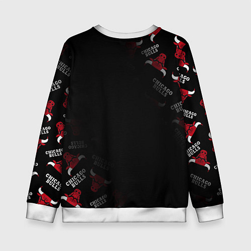 Детский свитшот ЧИКАГО БУЛЛС БЫКИ CHICAGO BULLS / 3D-Белый – фото 2