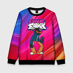 Свитшот детский Friday Night Funkin Fnf Bomb, цвет: 3D-черный