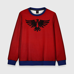 Свитшот детский Кровавые Вороны цвет ордена, цвет: 3D-синий