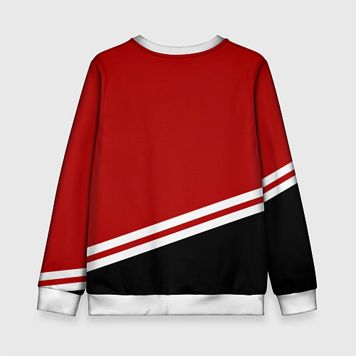 Детский свитшот Chicago Blackhawks, NHL / 3D-Белый – фото 2