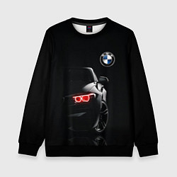 Свитшот детский BMW МИНИМЛ, цвет: 3D-черный