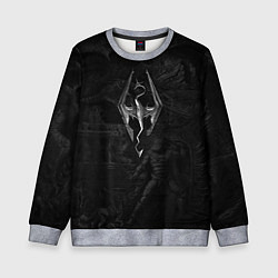 Свитшот детский Фреска из Скайрима, цвет: 3D-меланж