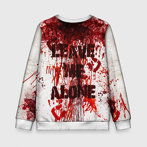 Детский свитшот I АM FINE / 3D-Белый – фото 2