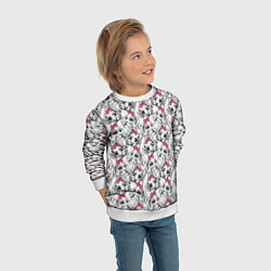 Свитшот детский Мальтийская Болонка Мальтезе, цвет: 3D-белый — фото 2