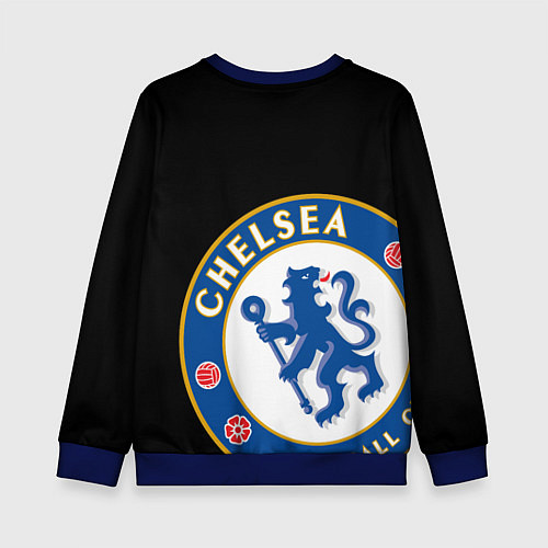 Детский свитшот ЧЕЛСИ CHELSEA BIG LOGO / 3D-Синий – фото 2